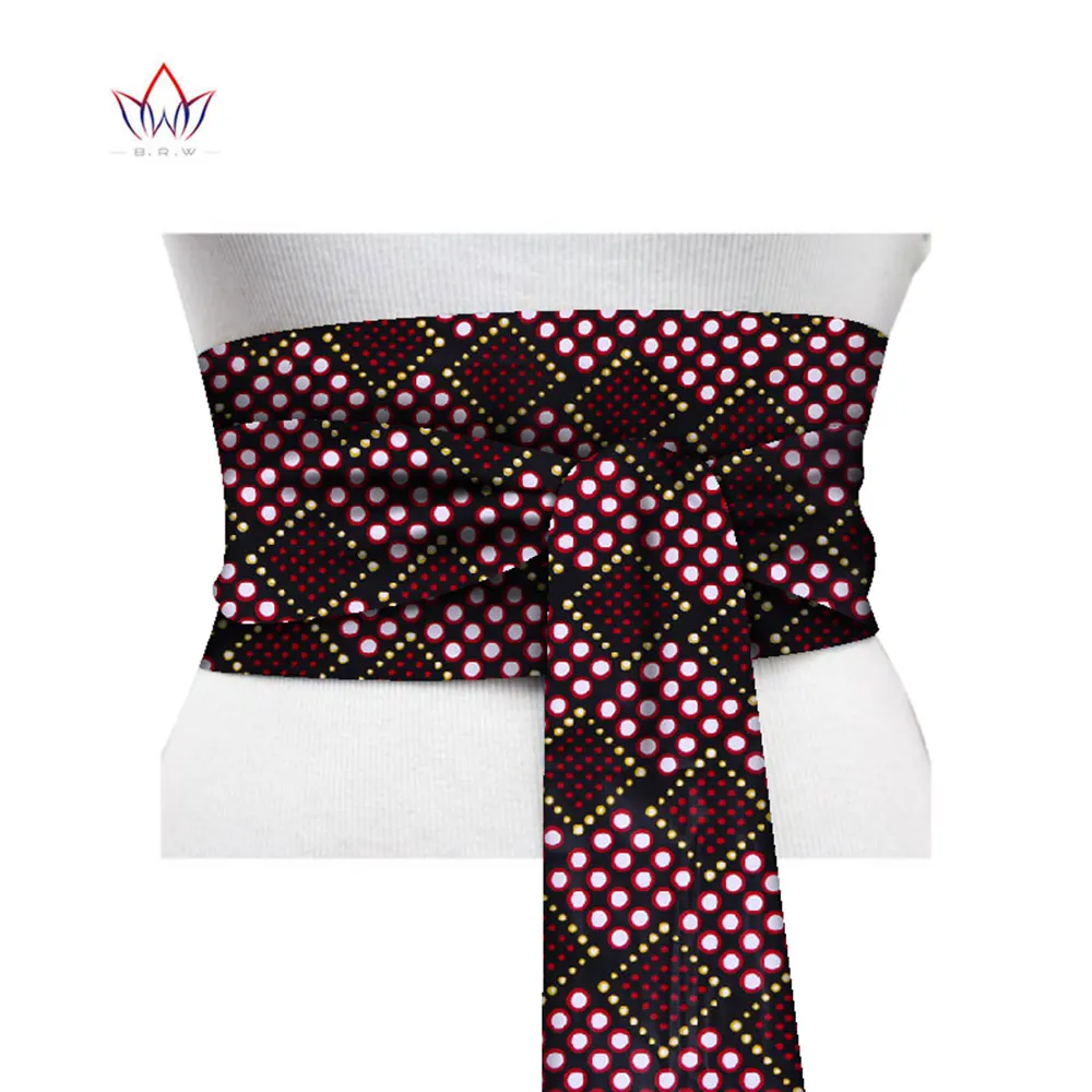 Yellow Body Jewelry - 2024 afrikanischer Druck obi Ankara grün