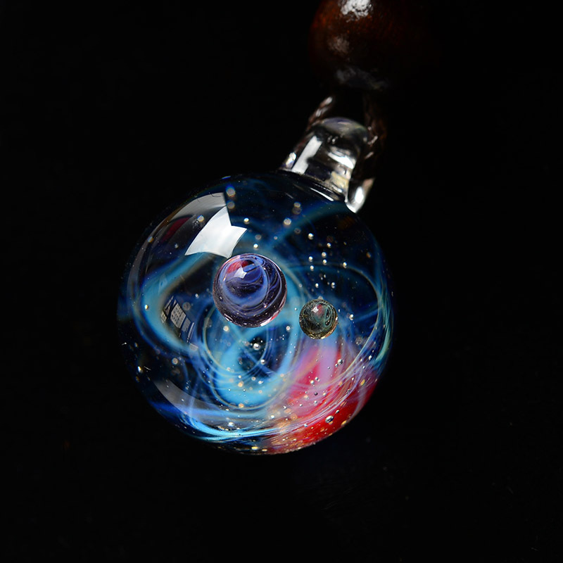 Body Jewelry Universe - Universum Sternenhimmel, Glaskugel, verträumte Anhänger, himmlischer