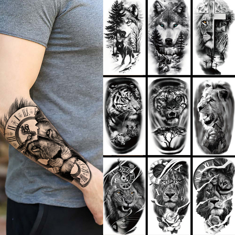 Body Jewelry Tattoo - Wasserdicht Temporäre Tätowierung Aufkleber Wald Große