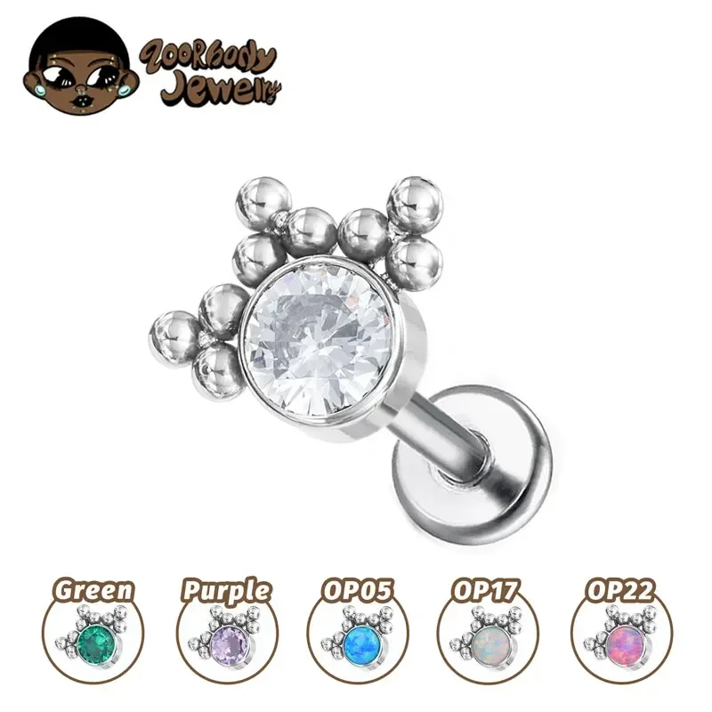 Body Jewelry Implant Grade - G23 ASTM F136 Implantatqualität Titan Opal