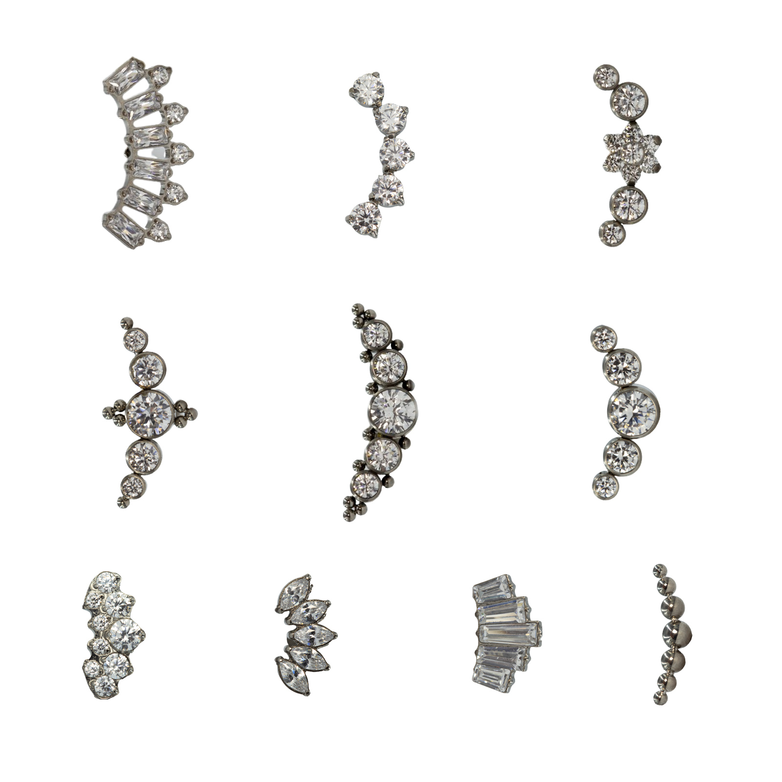 Body Jewelry Implant Grade - 16G Implantatqualität Titan ASTM F136 Innengewinde