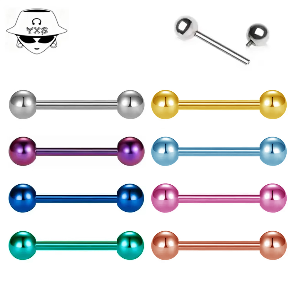 Body Jewelry Implant Grade - 2 Stück/Set ASTM F136 Titan Implantatqualität