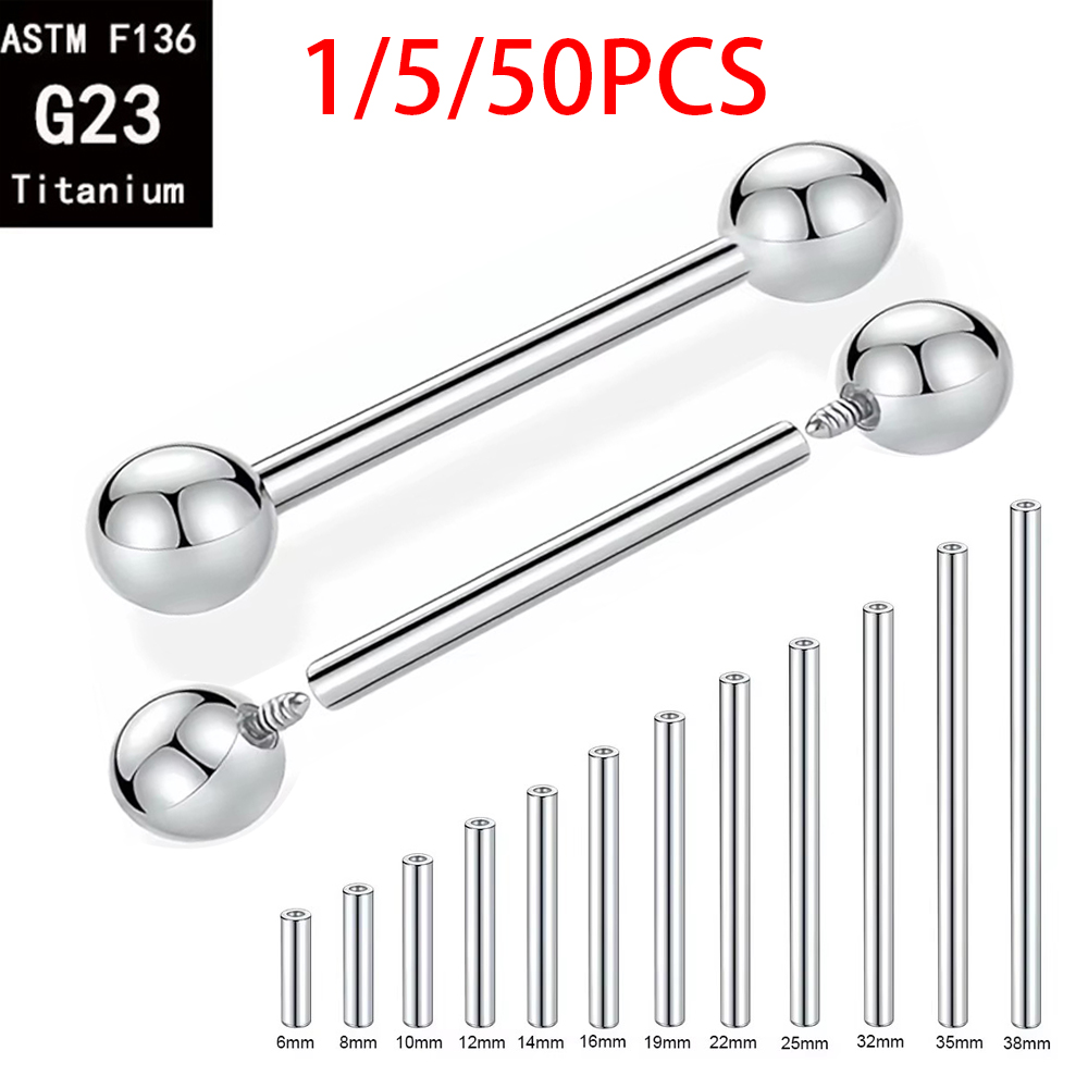 Body Jewelry Implant Grade - 1/5/50 Stück ASTM F136 Implantatqualität Titan