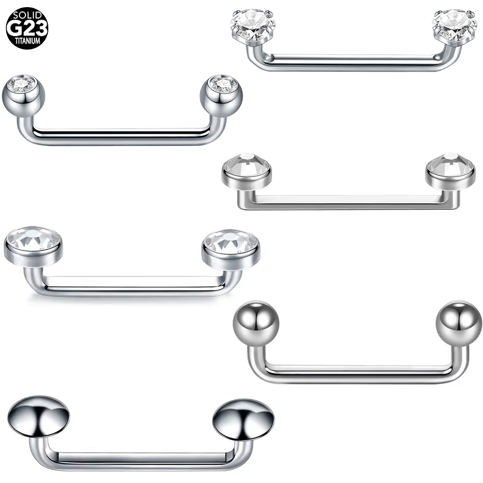 Body Jewelry Dermal - 10 teile/satz g23 titan oberfläche hantel