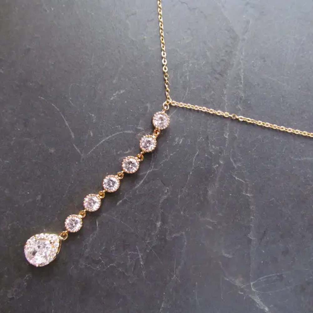 Stone fans Drop Back Chain Hal – Body Jewelry Back Bewertung und Preis