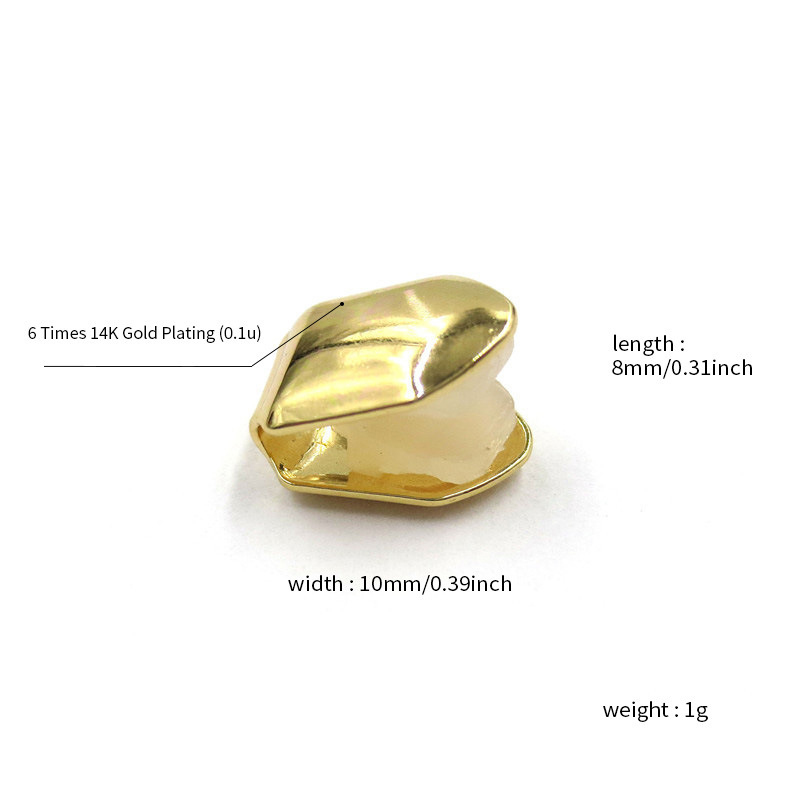 Neue 1-3 Stück Einzelzahnkappe – Body Jewelry Gold Plated Bewertung und Preis