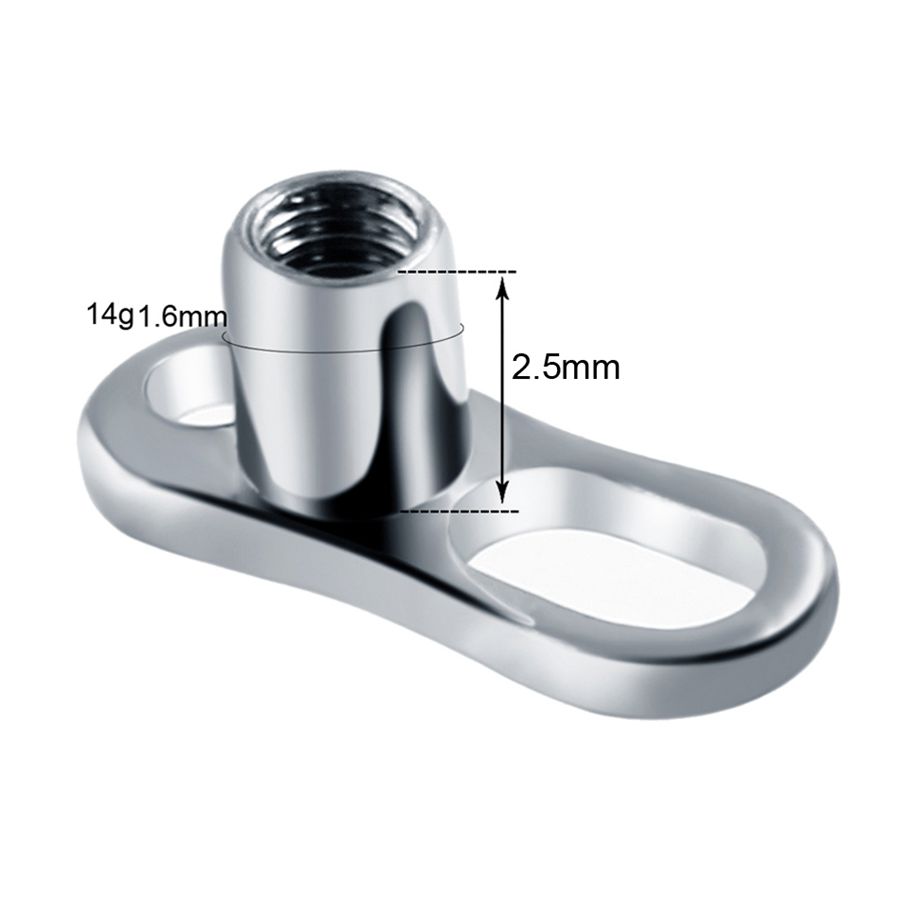 10 teile/los G23 Titan Micro D – Body Jewelry Dermal Bewertung und Preis