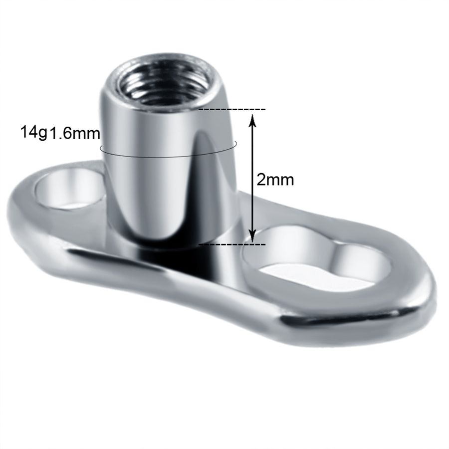 10 teile/los G23 Titan Micro D – Body Jewelry Dermal Bewertung und Preis