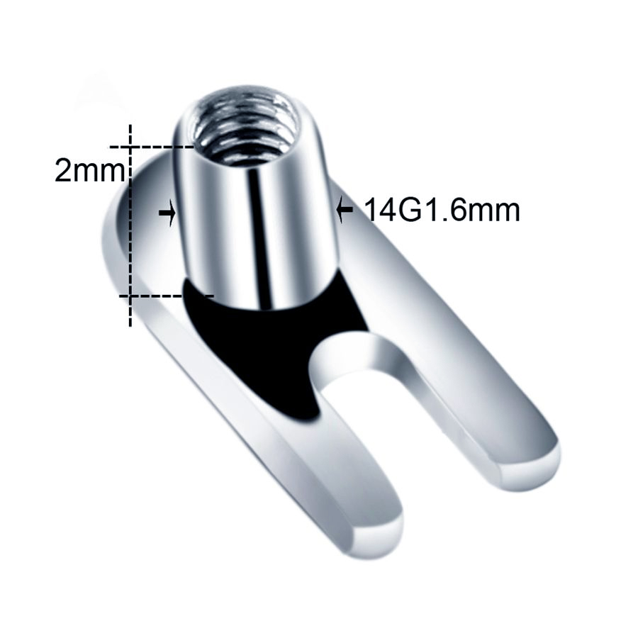 10 teile/los G23 Titan Micro D – Body Jewelry Dermal Bewertung und Preis