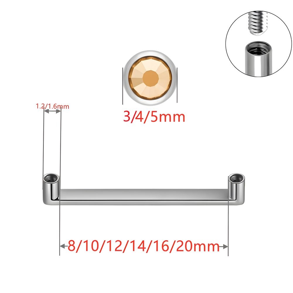 ASTM F136 Titan Dermal Anchor  – Body Jewelry Dermal Bewertung und Preis