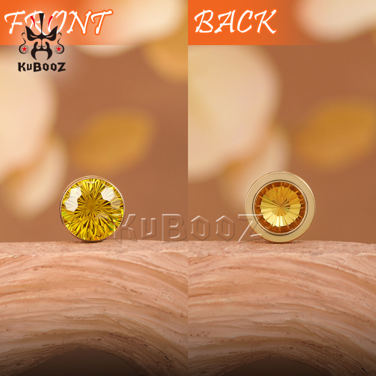 2 Stück glänzende gelbe Krista – Yellow Body Jewelry Bewertung und Preis