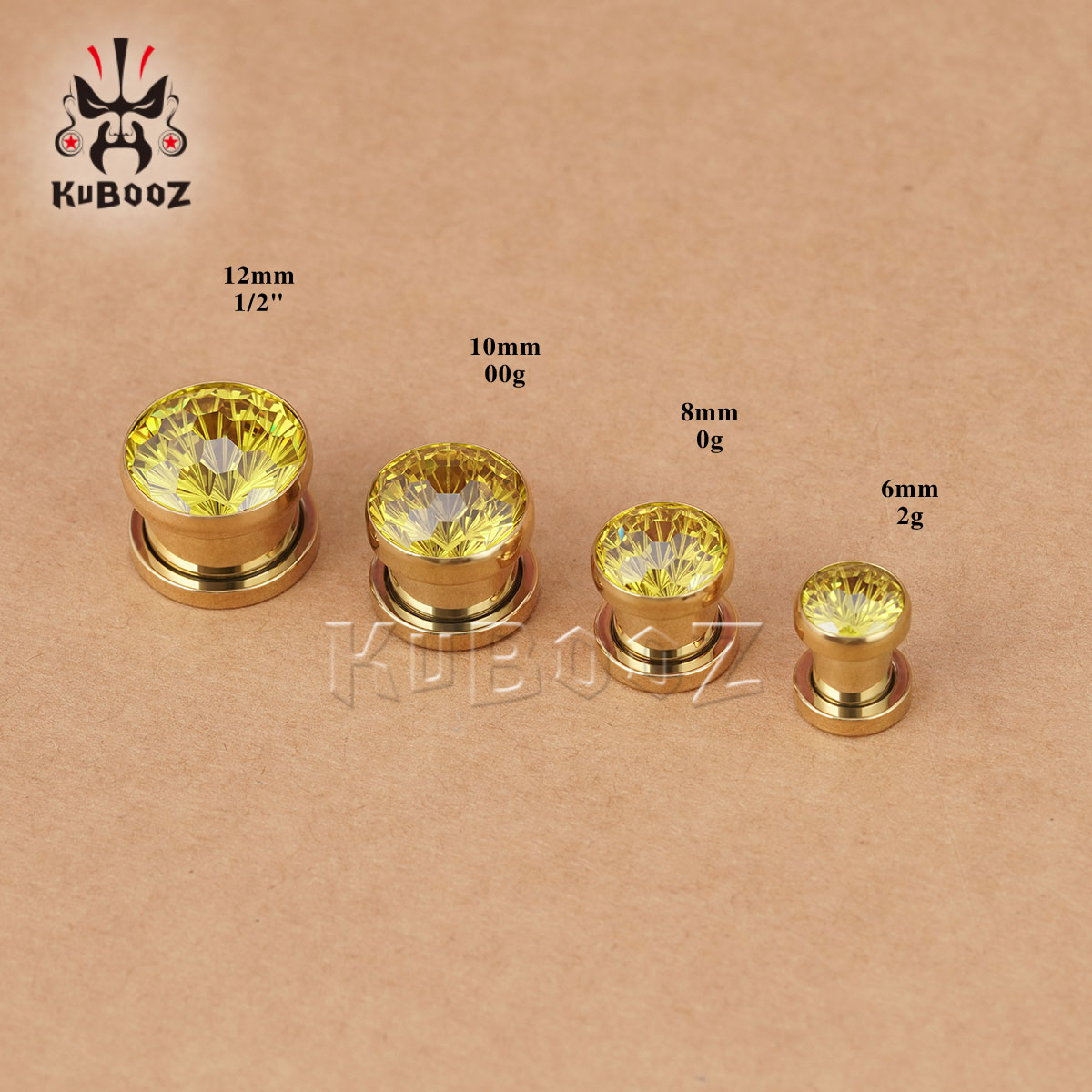 2 Stück glänzende gelbe Krista – Yellow Body Jewelry Bewertung und Preis