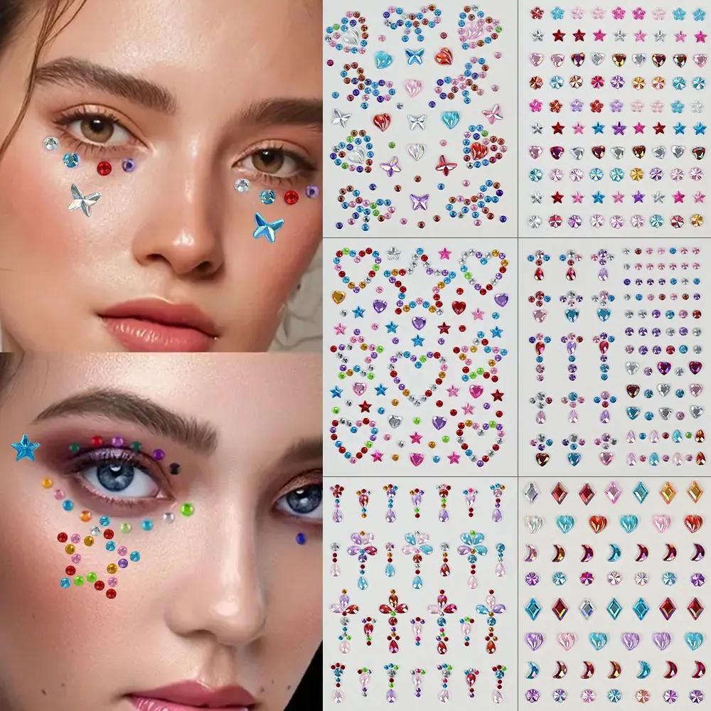 1 Blatt Bunte Bogen / Stern /  – Body Jewelry Tattoo Bewertung und Preis
