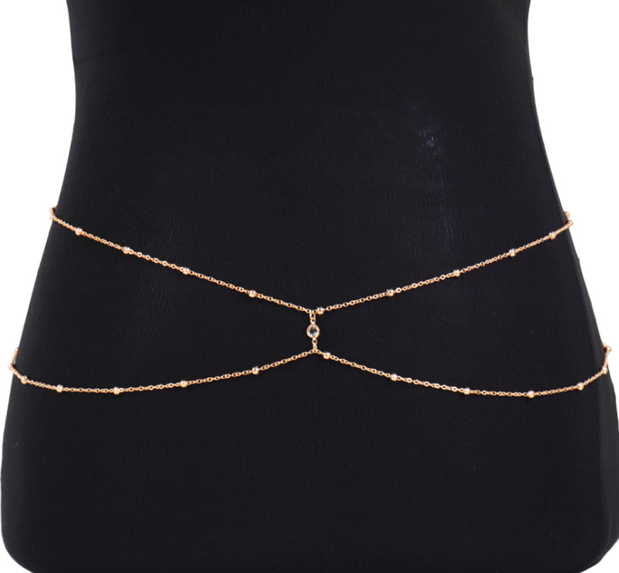 Klare Strass Perlen Bauch kett – Body Jewelry Ends Bewertung und Preis