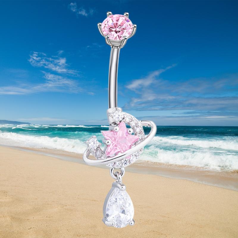 Kristall Bauchnabelpiercings a – Body Jewelry Universe Bewertung und Preis