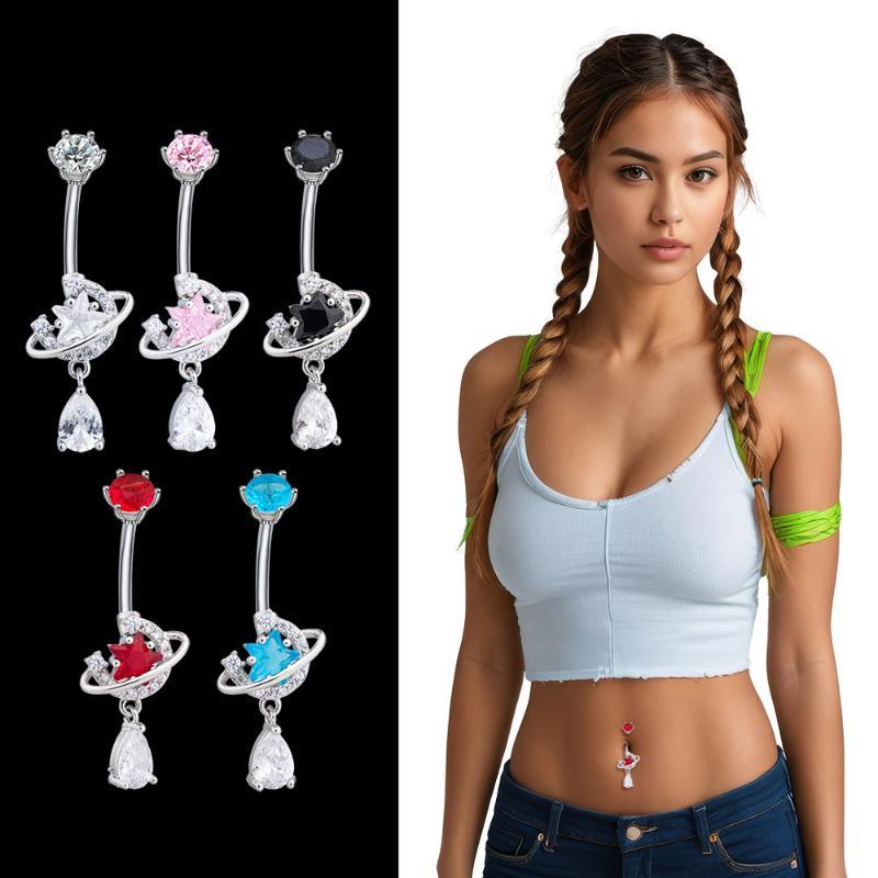 Kristall-Bauchnabelpiercing au – Body Jewelry Universe Bewertung und Preis