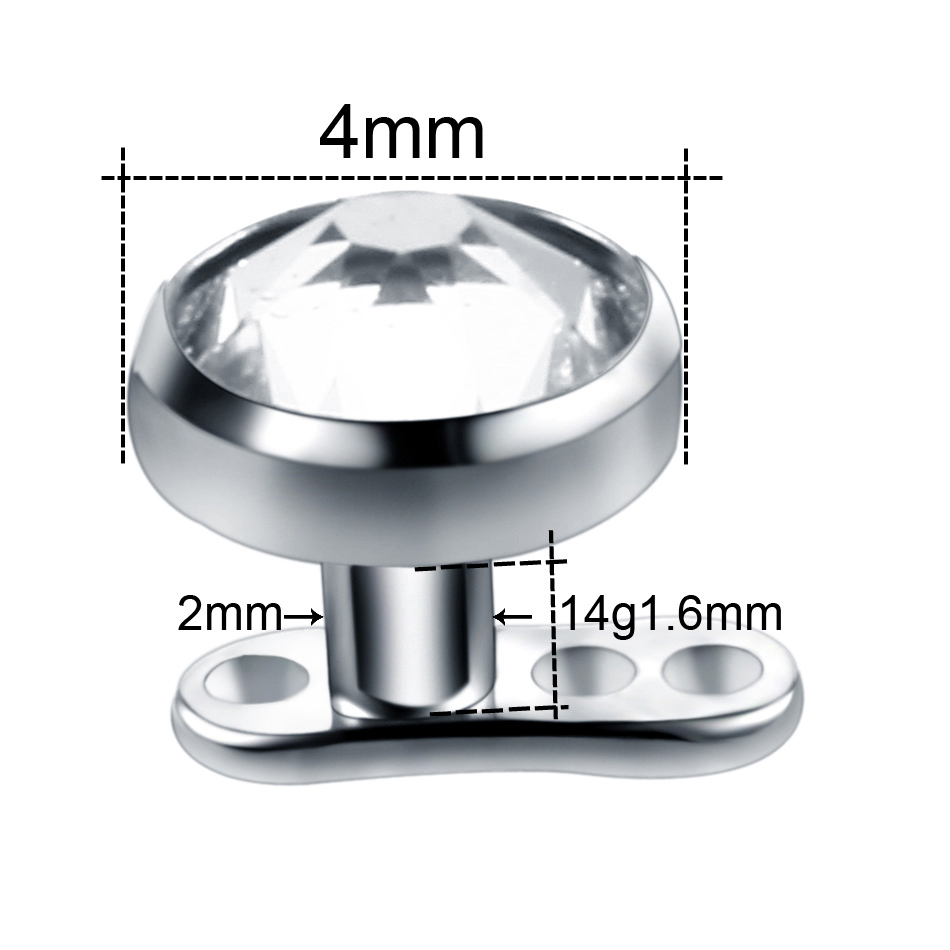10 teile/los Titan Micro Derma – Body Jewelry Dermal Bewertung und Preis