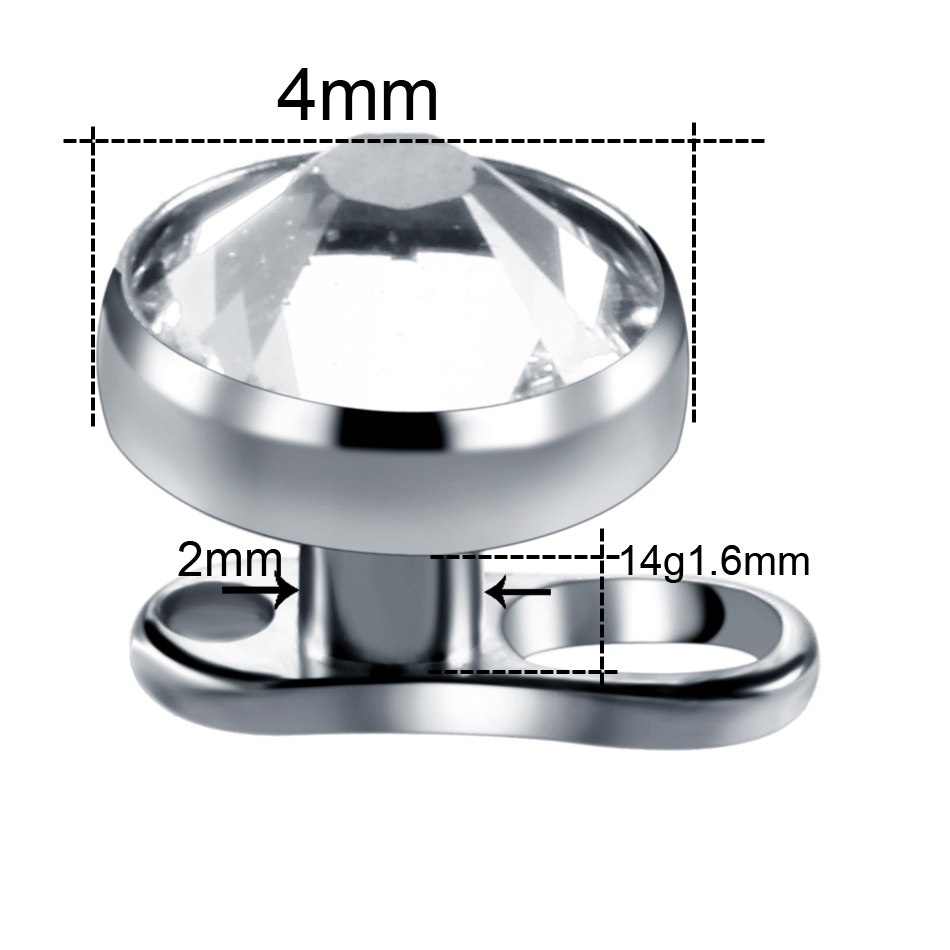 10 teile/los Titan Micro Derma – Body Jewelry Dermal Bewertung und Preis