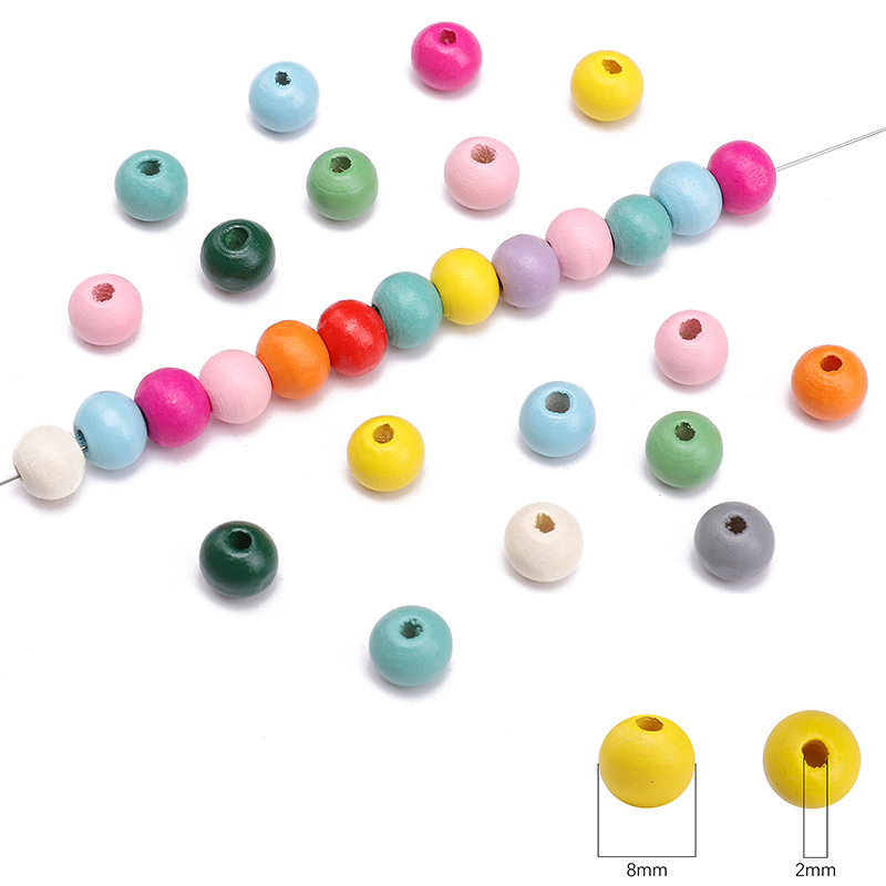 8mm 50 Teile/beutel Holz Einfa – Body Jewelry Unique Bewertung und Preis