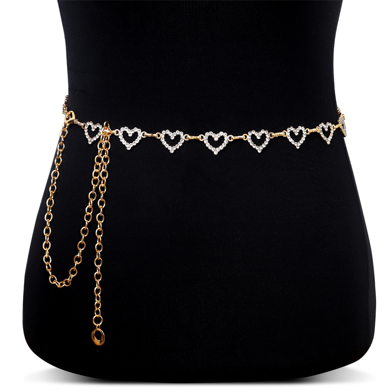 Modische Strass-Herz-Taillenke – Body Jewelry Ends Bewertung und Preis