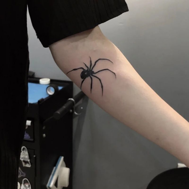 1 Blatt Spider Wasserfeste Tem – Body Jewelry Tattoo Bewertung und Preis