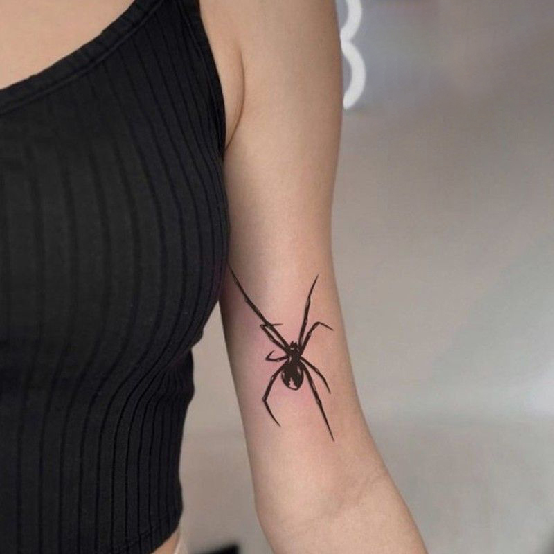 1 Blatt Spider Wasserfeste Tem – Body Jewelry Tattoo Bewertung und Preis