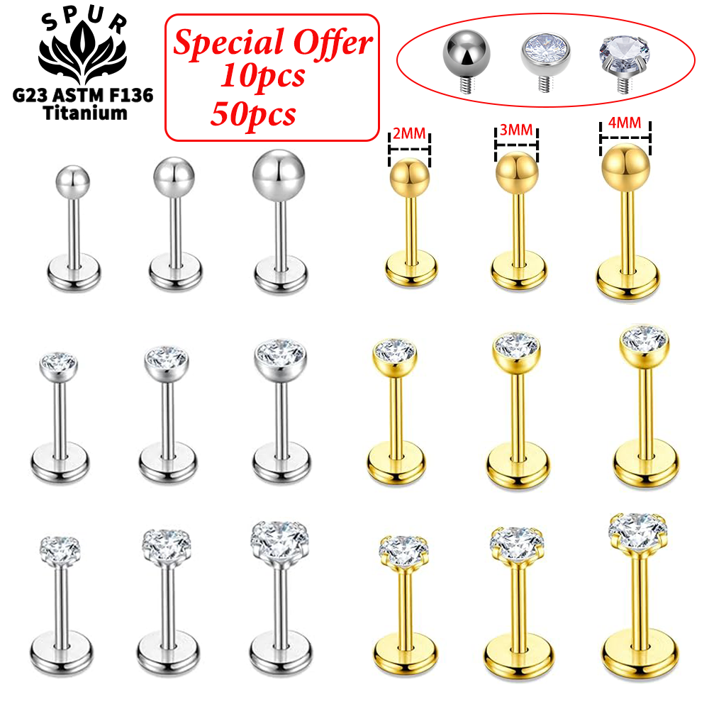 Im Angebot 10/50pc 16G/18G G23 – Body Jewelry On Sale Bewertung und Preis