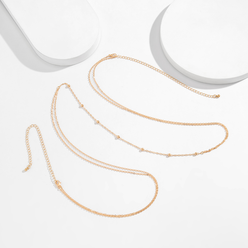 Einfache Brust-Ketten-Halskett – Body Jewelry Ends Bewertung und Preis