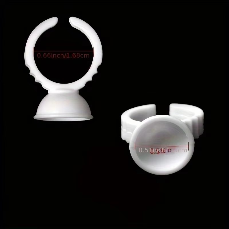 100 weiße Einweg-Kleberhalterr – Body Jewelry Tattoo Bewertung und Preis