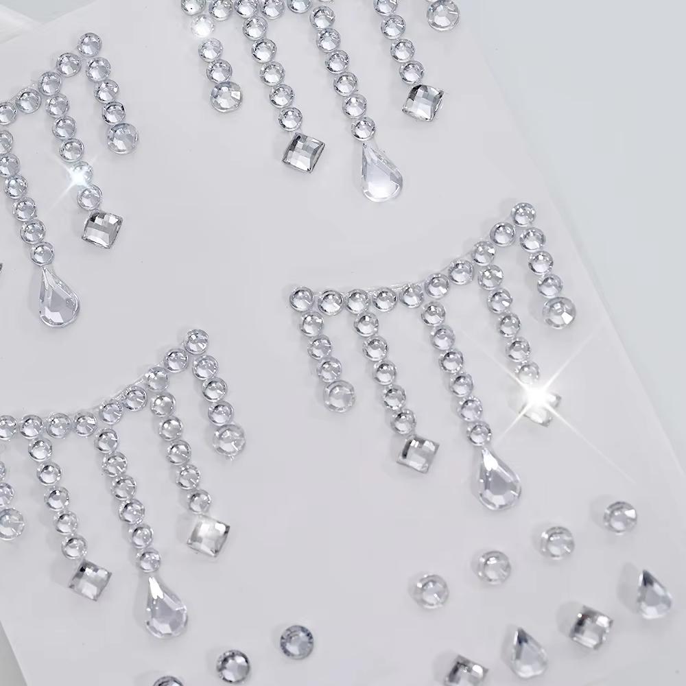 1/5 Blätter Gesicht Schmuck Au – Body Jewelry Tattoo Bewertung und Preis