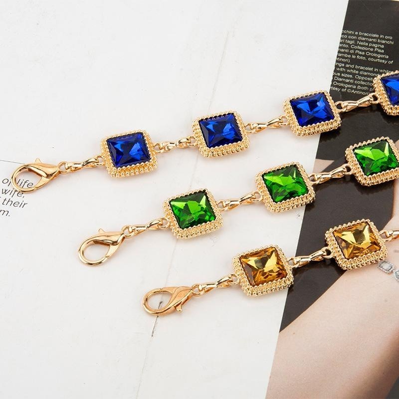 Retro Blau-Grün-Gelber Diamant – Yellow Body Jewelry Bewertung und Preis