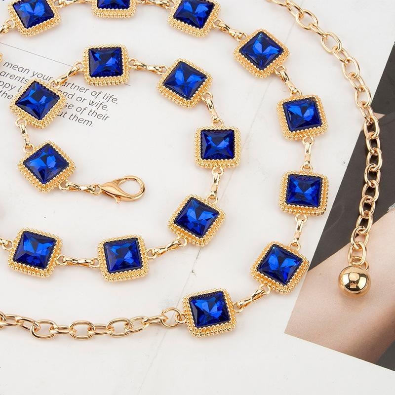 Retro Blau-Grün-Gelber Diamant – Yellow Body Jewelry Bewertung und Preis