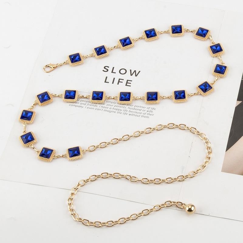 Retro Blau-Grün-Gelber Diamant – Yellow Body Jewelry Bewertung und Preis