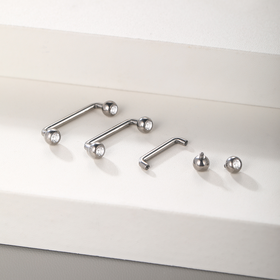 10 teile/satz g23 titan oberfl – Body Jewelry Dermal Bewertung und Preis
